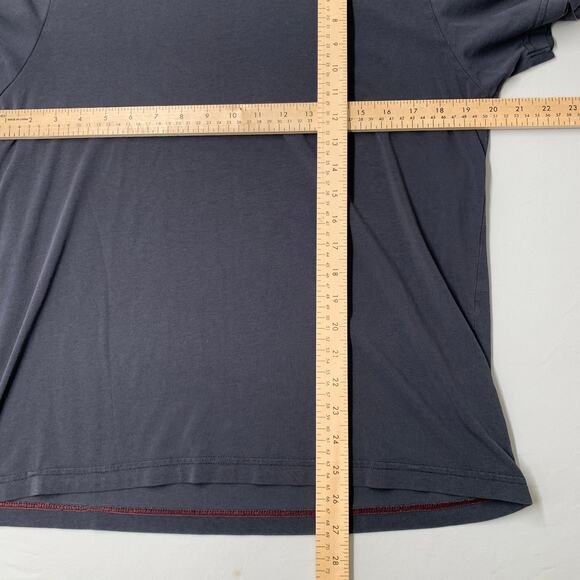 Rhone Men Element Tee S/S TShirt Large Solid black Pima Cotton blend - Picture 4 of 10